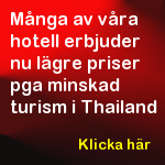 Cheaper hotels in Thailand right now!