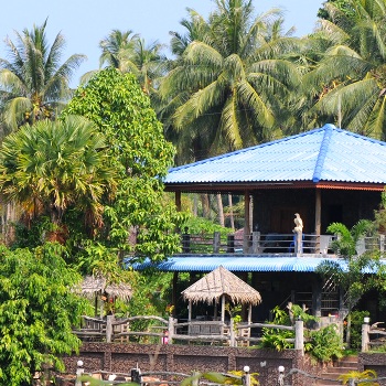 A beach-side restaurant on west coast